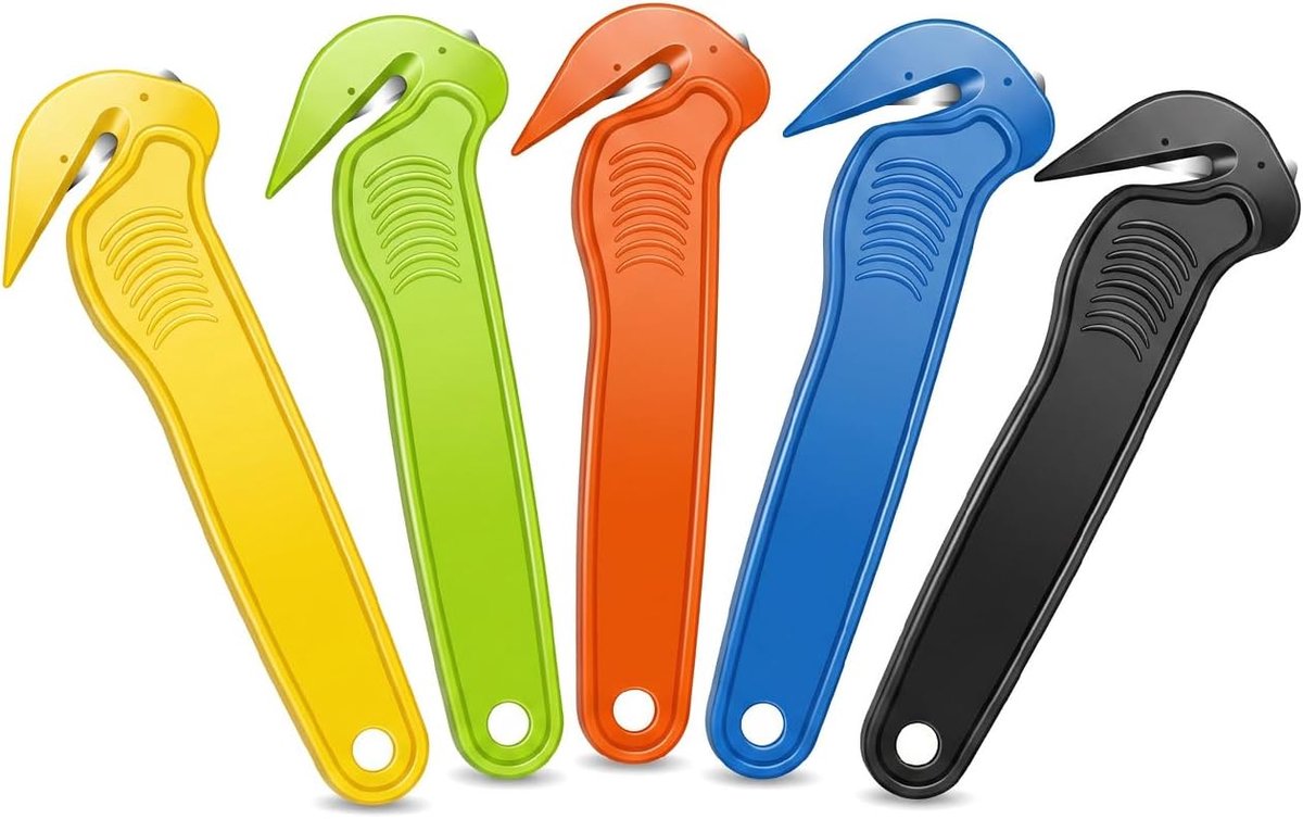 5Pcs Anti-Cutting Hand Express Knife, Multifunctional Portable Safety Knife, Cardboard Cutting Tool, Suitable For - ShopVlot