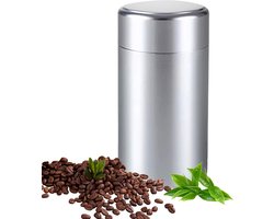 Theeblik voor losse thee, roestvrijstalen koffie-opslagcontainer Keukenbussen 400 ml 13 oz/550 ml 18 oz(S)