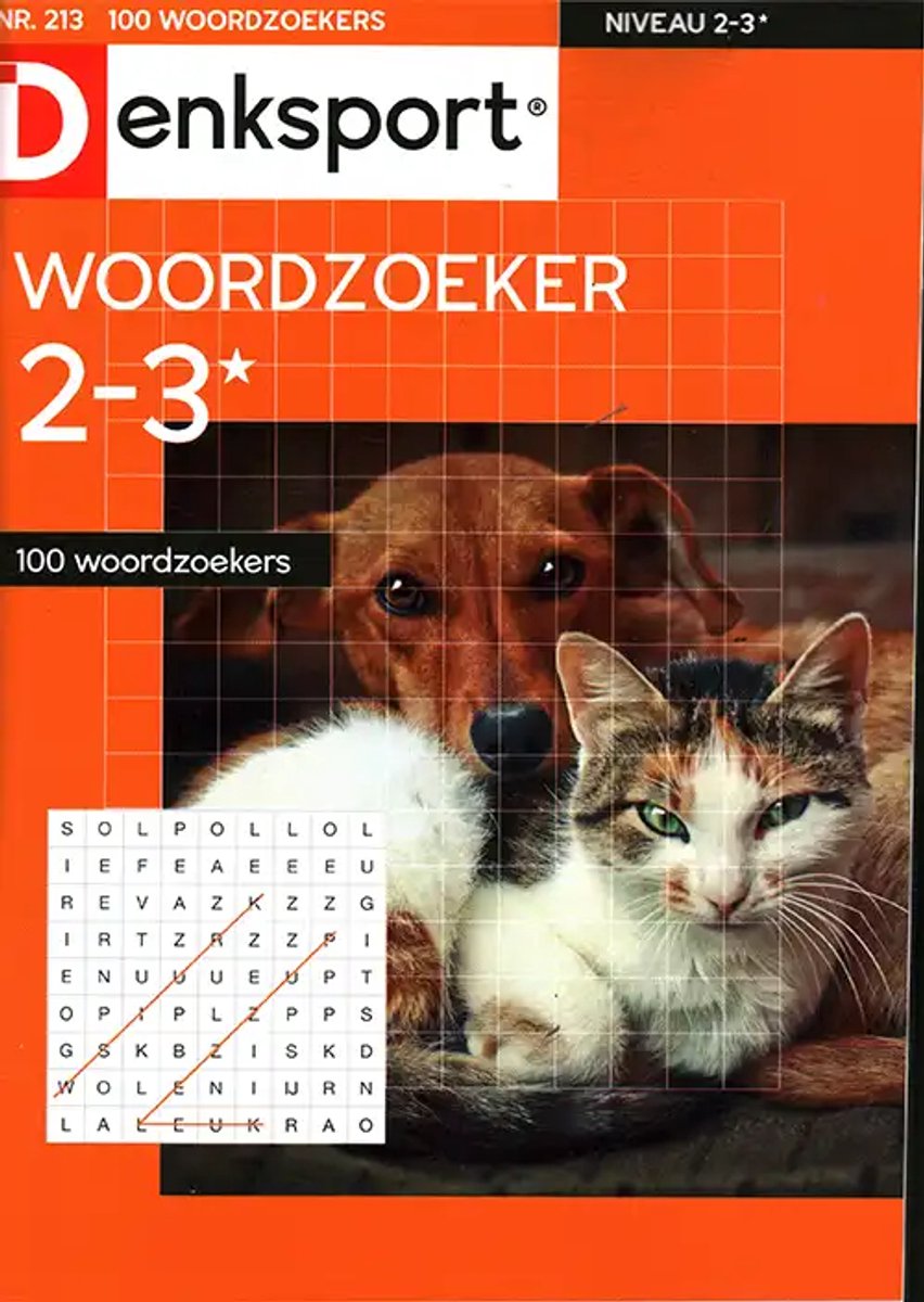 Denksport Woordzoeker 100 Woordzoekers - 213 2026