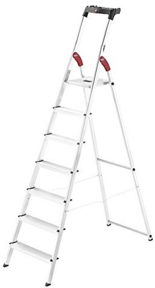 Aluminium huishoudtrap L60 - Met multifunctionele lade