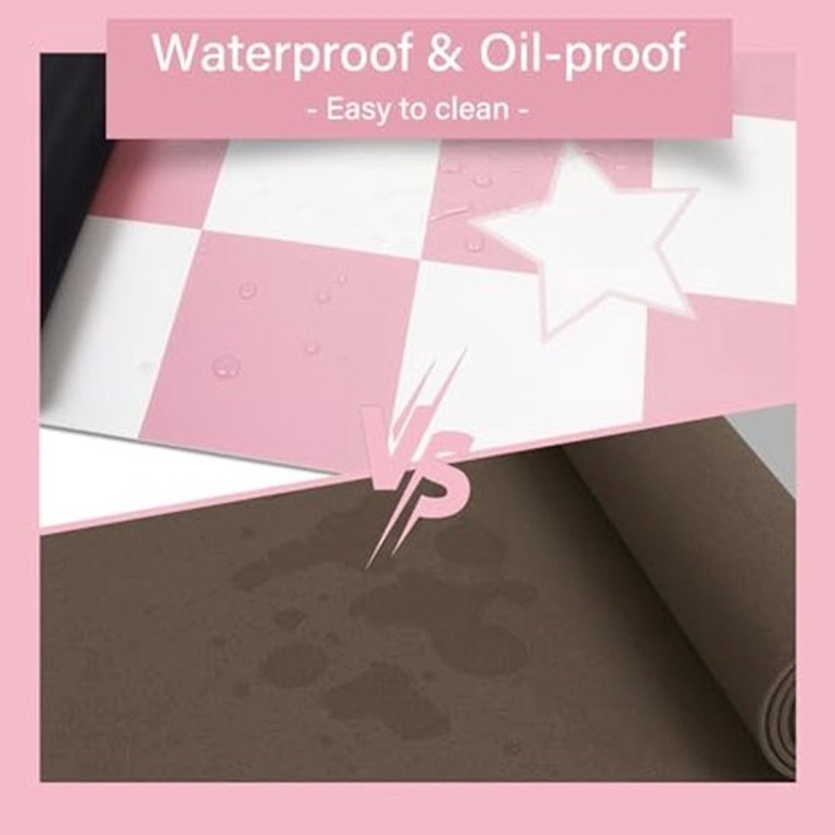 Leren antislip bureaumat - waterdichte grote desktop-muismat 90 x 40 CM