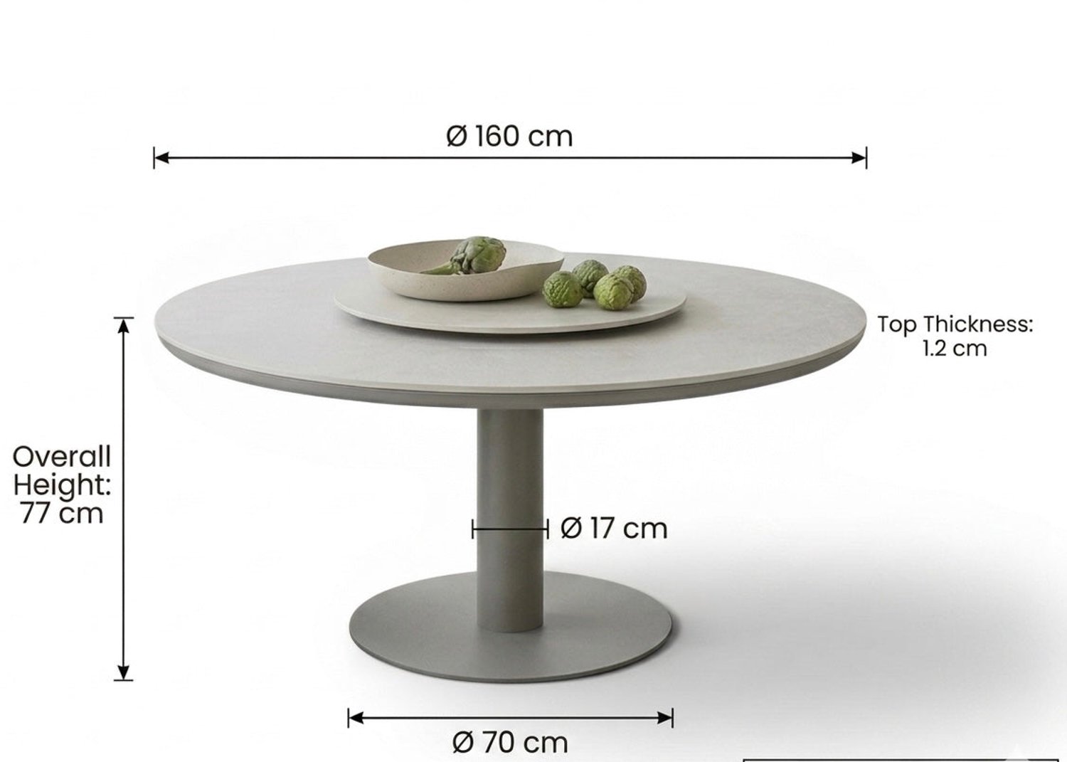 Apple Bee Bora Bora Garden Dining Set 7-Piece - Taupe - 6 People - Rope