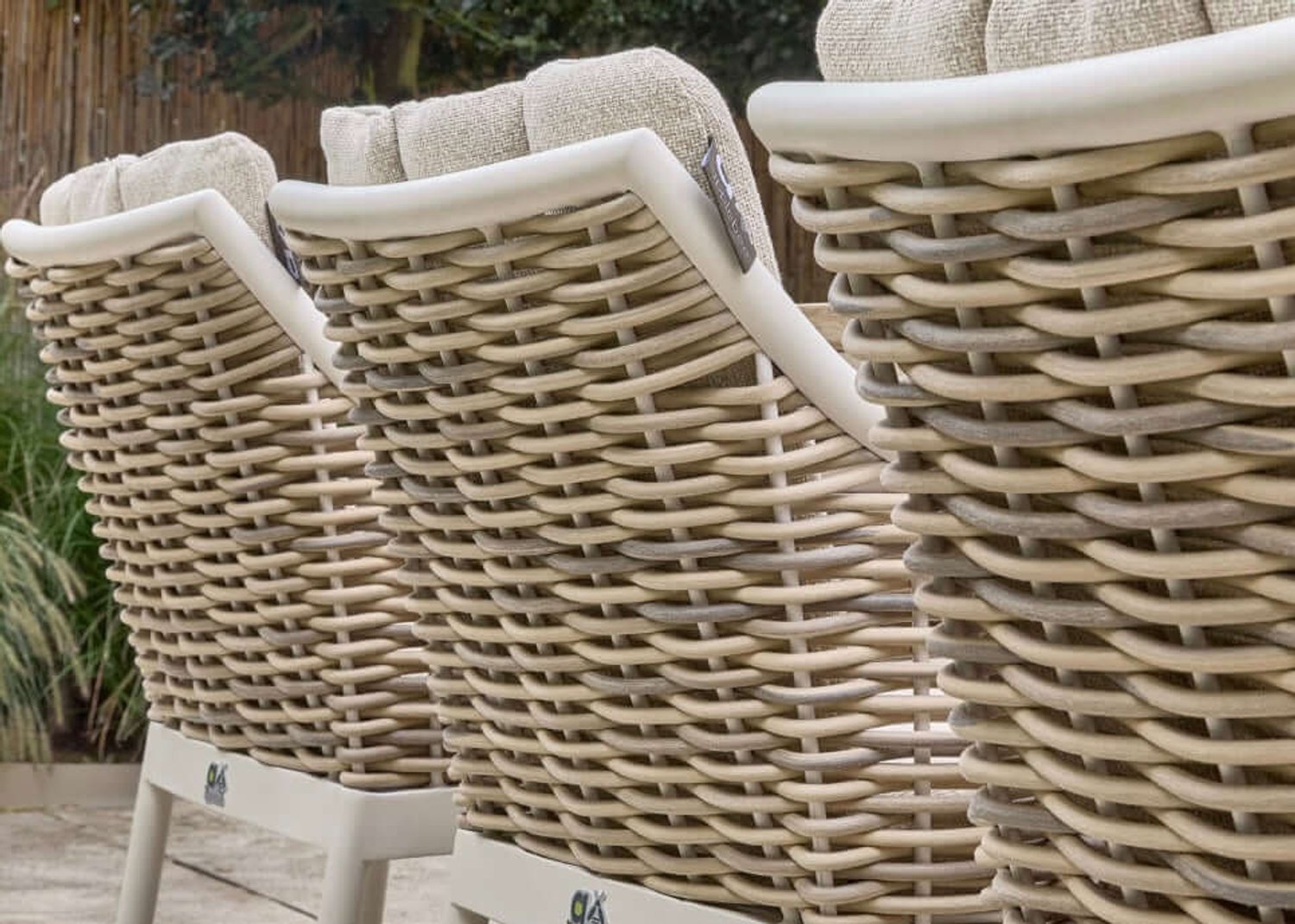 Apple Bee Milou Dining Chaise de jardin Oyster