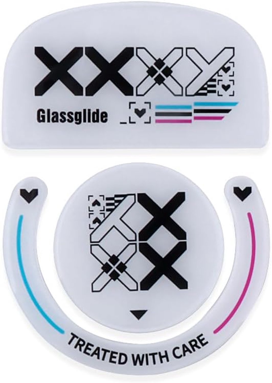 Muisvoeten tempered glass - ultra-sterk - compatibel met G Pro X Superlight - Luxento