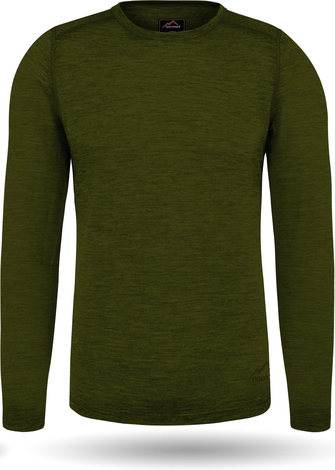 Heren-shirt met lange mouwen van merinowol „Melbourne“