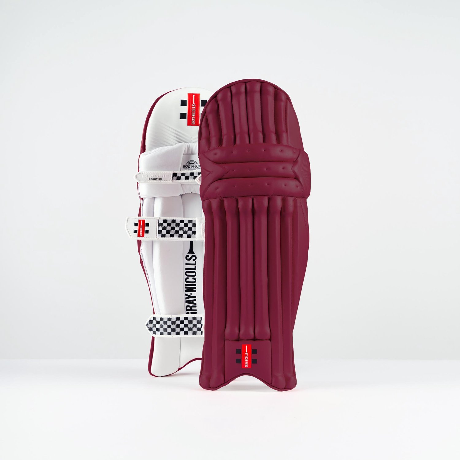 Gray-Nicolls cricket beschermpad rechts volwassenen maroon textiel.