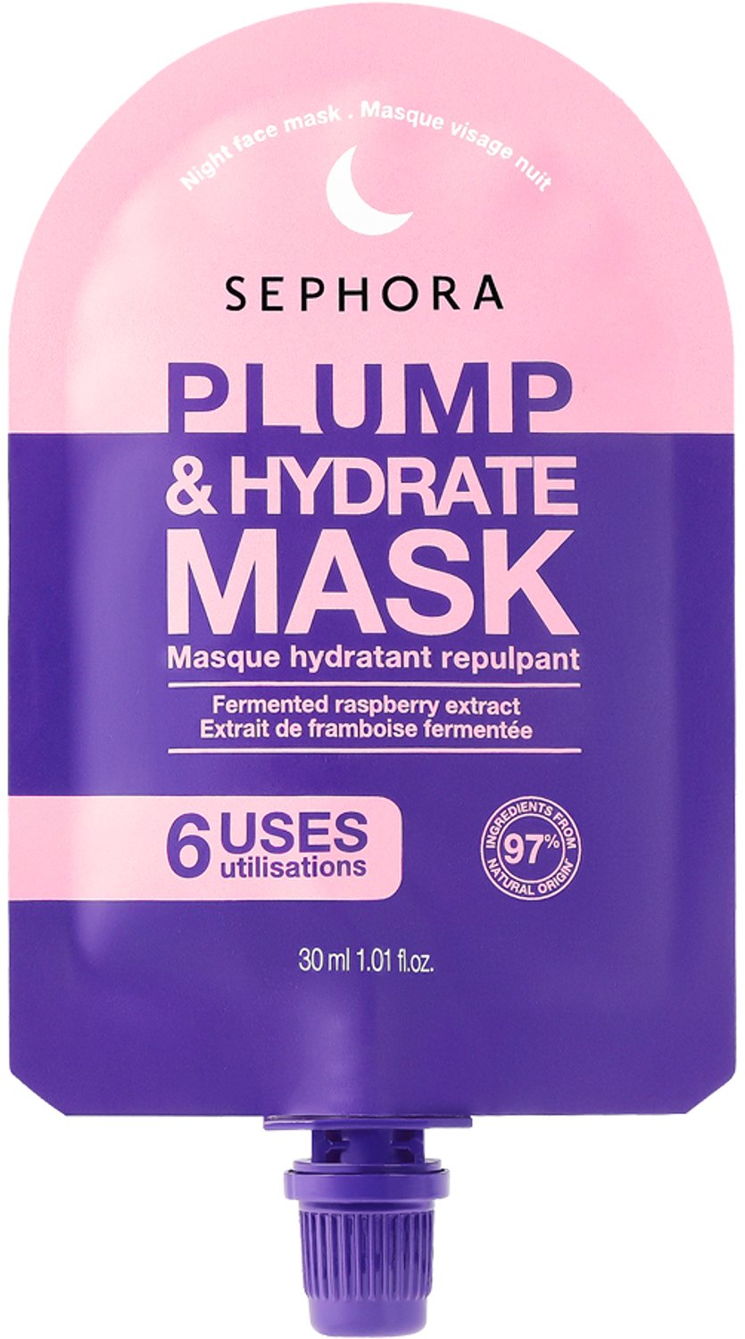 SEPHORA COLLECTION - Overnight Dose Mask - Gezichtsmasker - Feuchtigkeitsspendend und aufpolsternd - Fermentierter Himbeerextrakt
