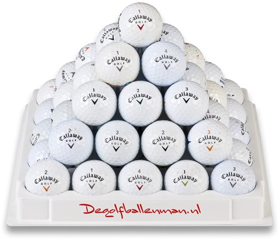 Callaway Warbird - Lakeballs - 25 gebruikte golfballen - wit — afbeelding 4