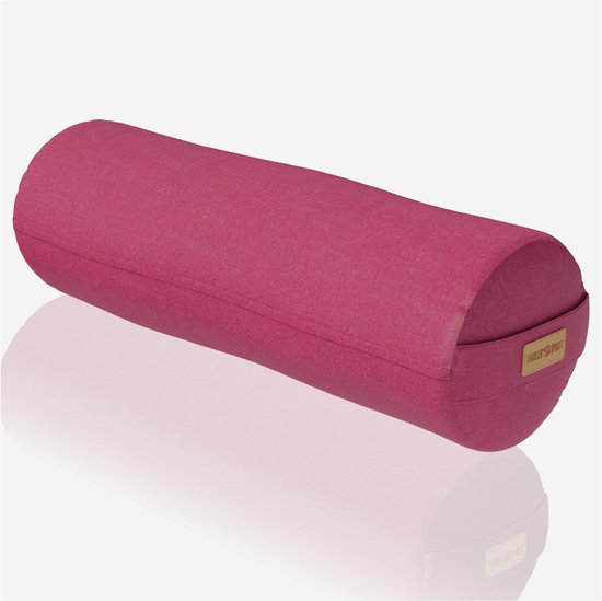 Gorilla Sports Yoga Bolster - Paars - 65 x 20 cm - Yoga kussen - Rond van Gorilla Sports. — afbeelding 3
