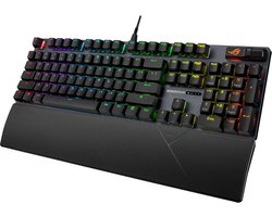 ASUS ROG Strix Scope II X Keyboard - Mechanisch gaming toetsenbord - USB - RGB‑verlichting - Full‑size - Zwart - US‑layout