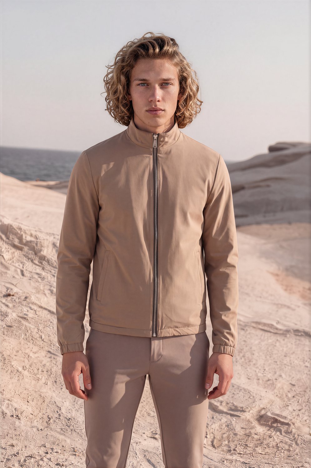 MI PIACE - Travel Men Jacket Reversible 202062 Teal Blue | Falcon - Maat : XL