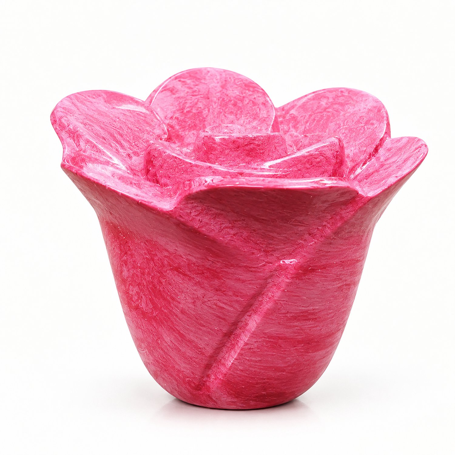 Akerz Urn Roos – Rode Metalen Herinneringsurn – 500 ml Bewaarurn voor As – Elegante Roosvorm als Gedenkaandenken – Luxe Keepsake Urn – 12 × 17 cm – Symbool van Liefde en Verbondenheid