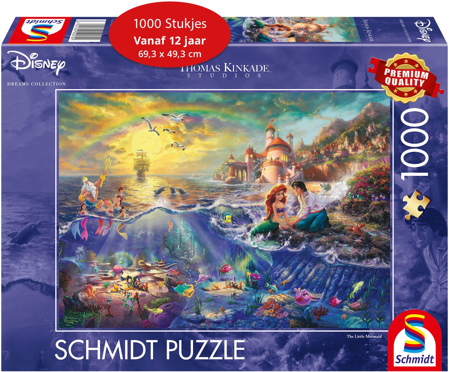 The Little Mermaid - Puzzel 1000 stukjes — afbeelding 10