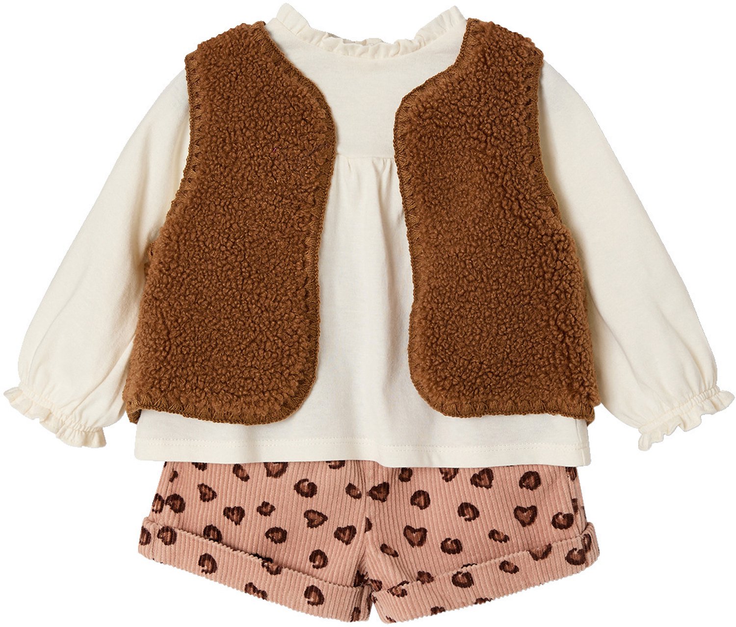 Vertbaudet 3-delige babyset voor meisjes