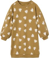 Vertbaudet Korte sweatjurk met bloemenprint