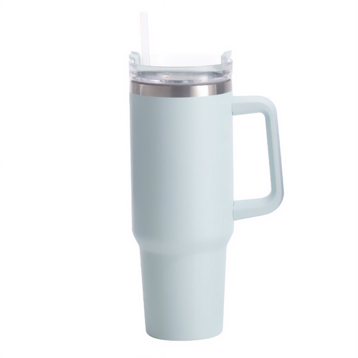 EH Excellent Houseware - Grote thermosbeker van roestvrij staal, 1,2 l - mint