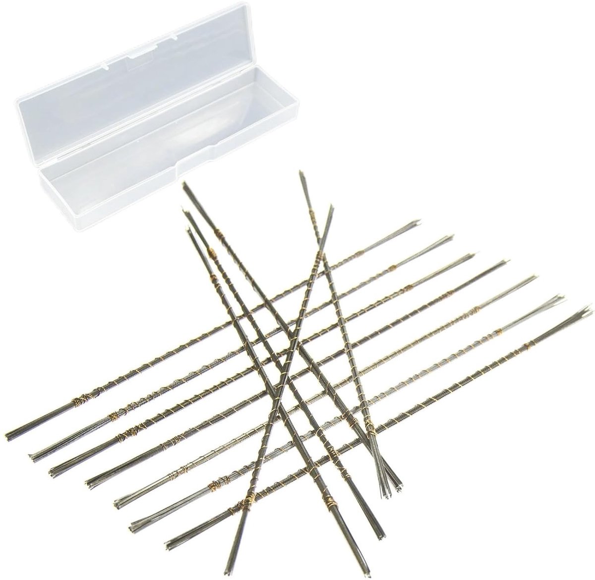 Complete Set van 144 Zaagbladen voor Sieraden met Opbergdoos - Precisie Stalen Snijbladen voor Gedetailleerd Handwerk, Perfect voor Hobbymakers en Professionele Juweliers