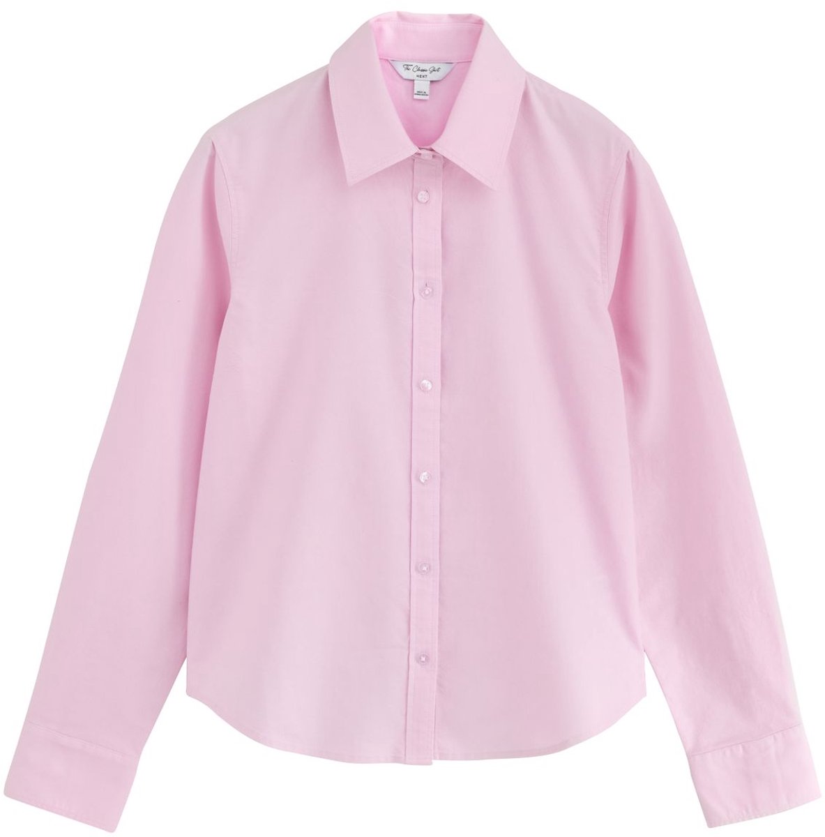 Next - Dames - Slim-fit Oxford-overhemd - Roze
