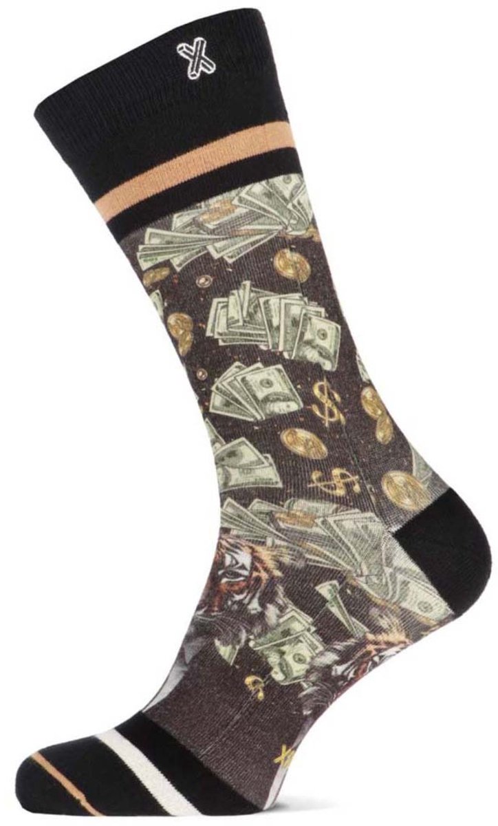 XPOOOS heren sokken wallstreet multi