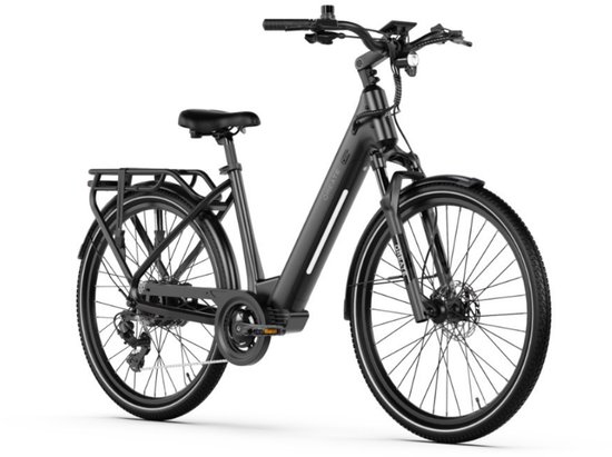 QREATE City Pro - E-bike - Lage Instap - 27.5 Inch - 250W Motor - 7 Versnellingen - 100 km Actieradius - Hydraulische Schijfremmen - Zwart — afbeelding 5