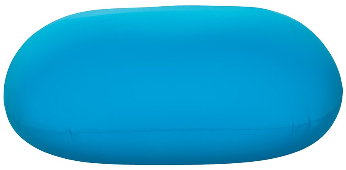Padiro ovale zitzak 101 x 78 x 50 cm - ijsblauw - nylon en elastaan - rekbaar en voor binnen en buiten