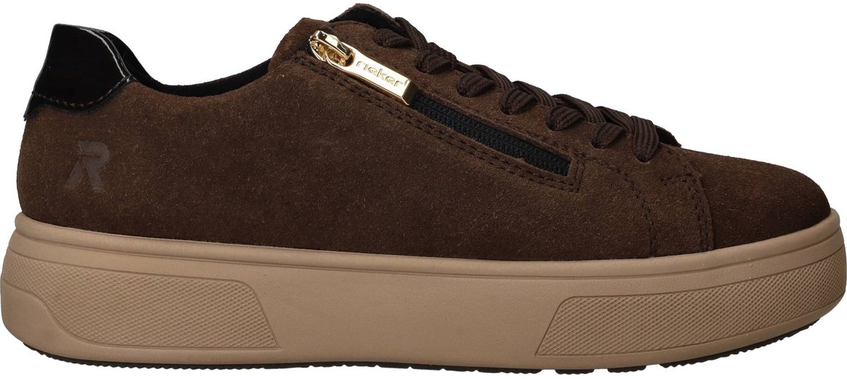 Rieker Veterschoenen - Dames - Bruin - Maat:40