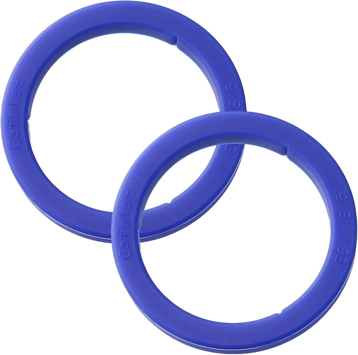 Verbeterde E61 Filterhouders - 2 Stuks, Voedselveilige Siliconen Seals voor Espresso Machine, Vervangingsring voor E61 Zetgroep, Duurzaam en Luchtdicht, BPA-vrij, Blauw, Perfect voor Koffieliefhebbers