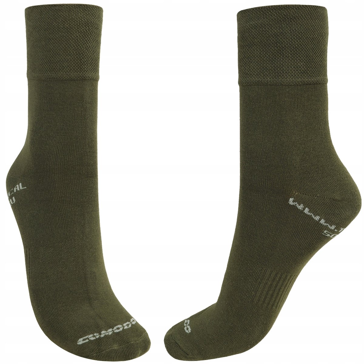 Anti-Teken Wandelsokken Outdoor Trekking Merino Groen