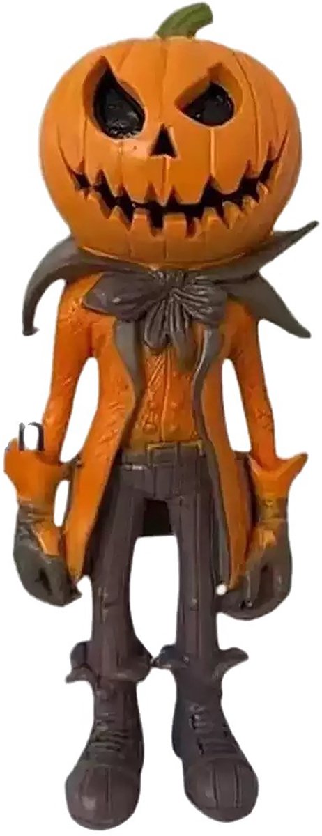 Halloween Decoratie - Halloween Decoratie Beeld - Pompoen Man - Herfst Halloween - Halloween Versiering Tuin & Feest - Halloweenfiguur - Halloween feest - Geweldig Cadeau voor Vrouw & Man