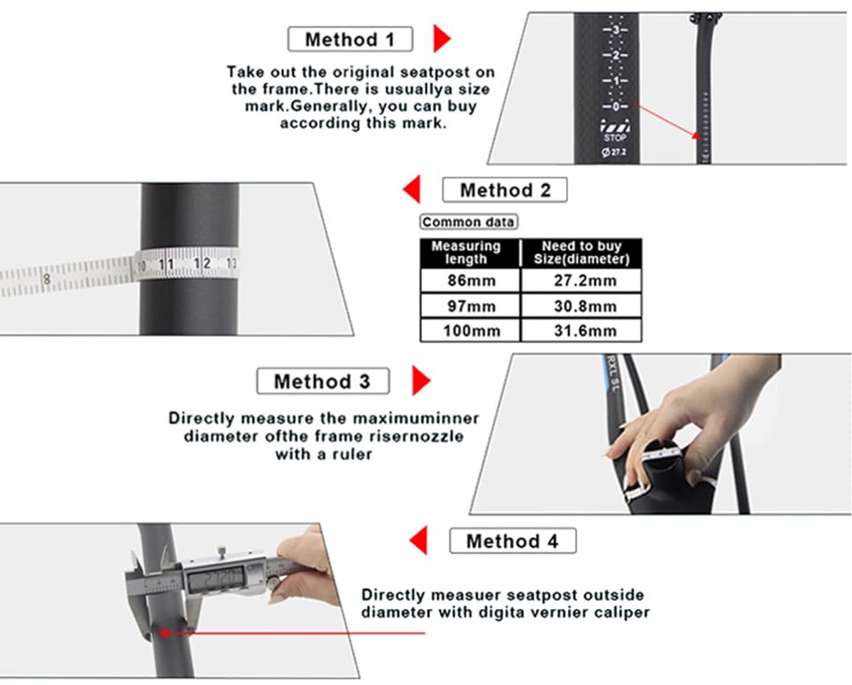 RXL SL MTB Carbon SeatPost 27,2mm fietsstoelpostRoad Bike -stoel voor zadel Offset 25mm 3K mat 27.2*400mm - ShopVlot