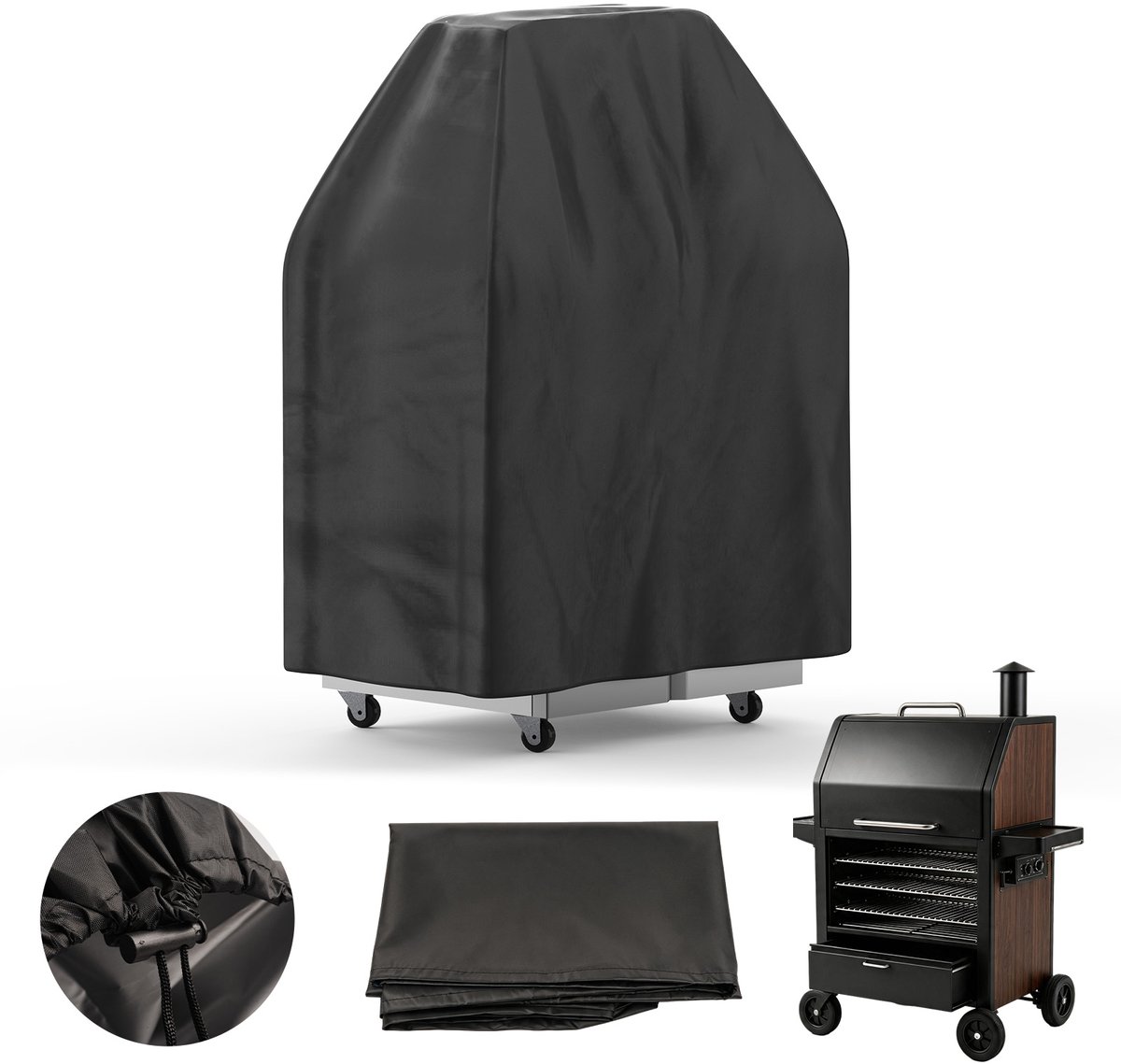 Arvioo - barbecue hoes - 210D oxford - waterdicht - uv‑bestendig - windvast