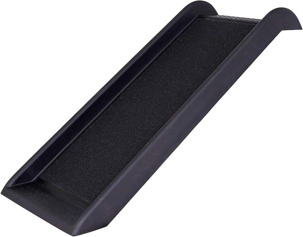 Hondenloopplank - Hondenhelling - Auto In/Uit Stap - Anti-slip Coating - 100 x 38 cm - Zwart