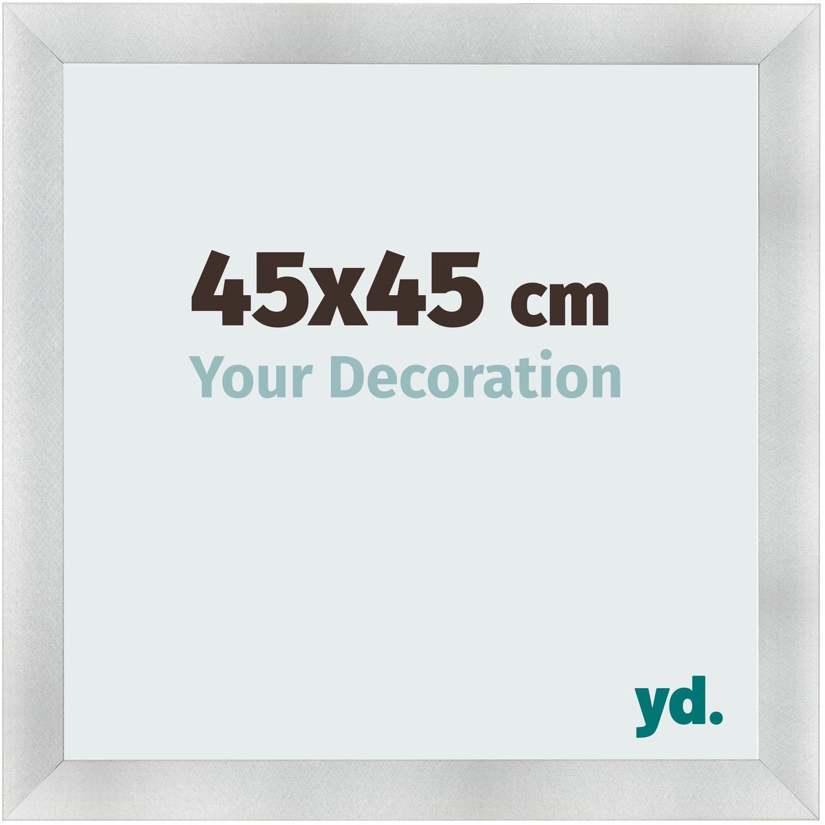 yd. Your Decoration - Fotolijst 45x45 cm - MDF - Aluminium Geborsteld - Pisa