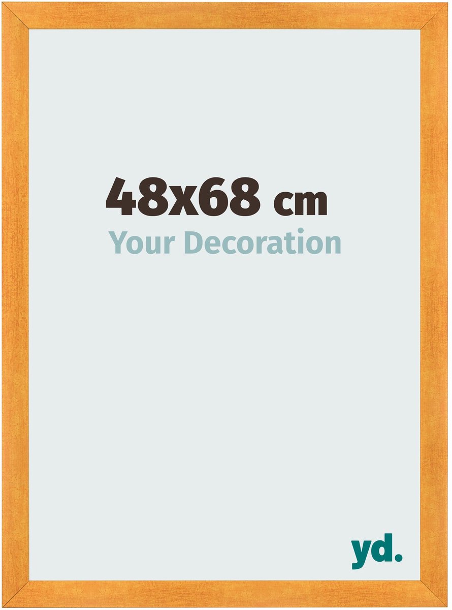 yd. Your Decoration - Fotolijst 48x68 cm - MDF - Oranje - Pisa