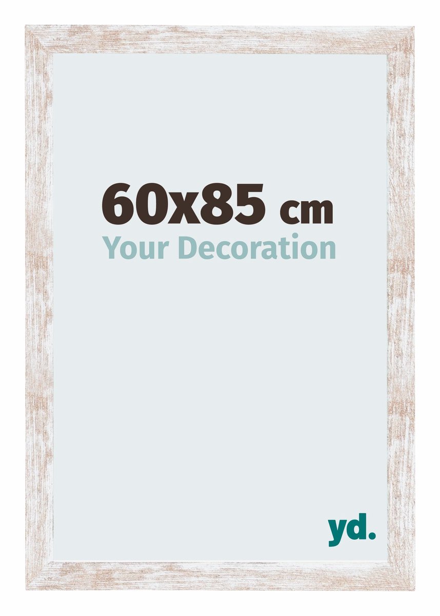 yd. Your Decoration - Fotolijst 60x85 cm - MDF - White Wash - Catania