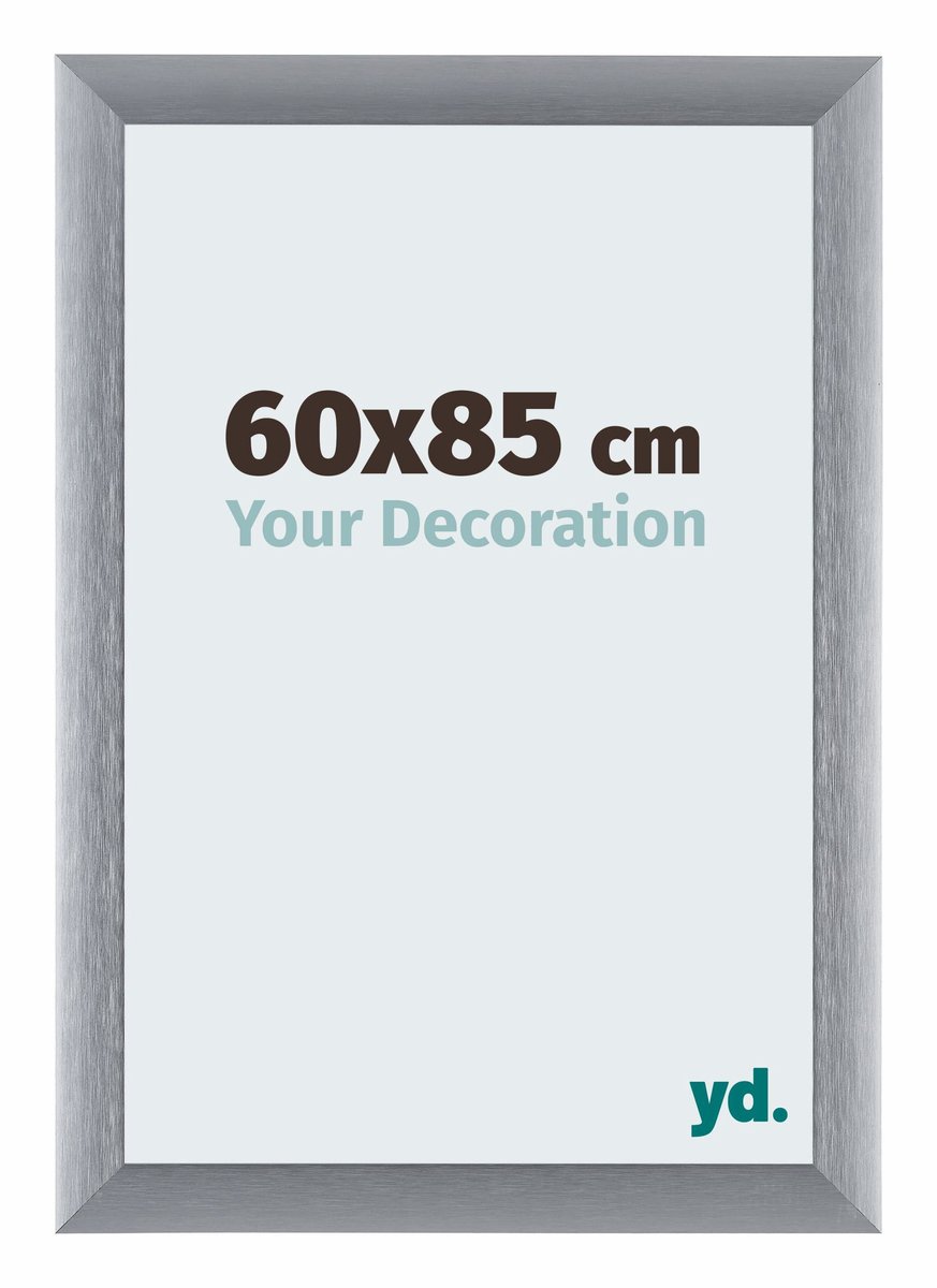 yd. Your Decoration - Fotolijst 60x85 cm - Aluminium - Zilver Geborsteld - Tucson