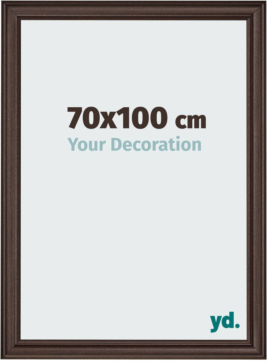 yd. Your Decoration - Fotolijst 70x100 cm - MDF - Eiken Donker - Lazio