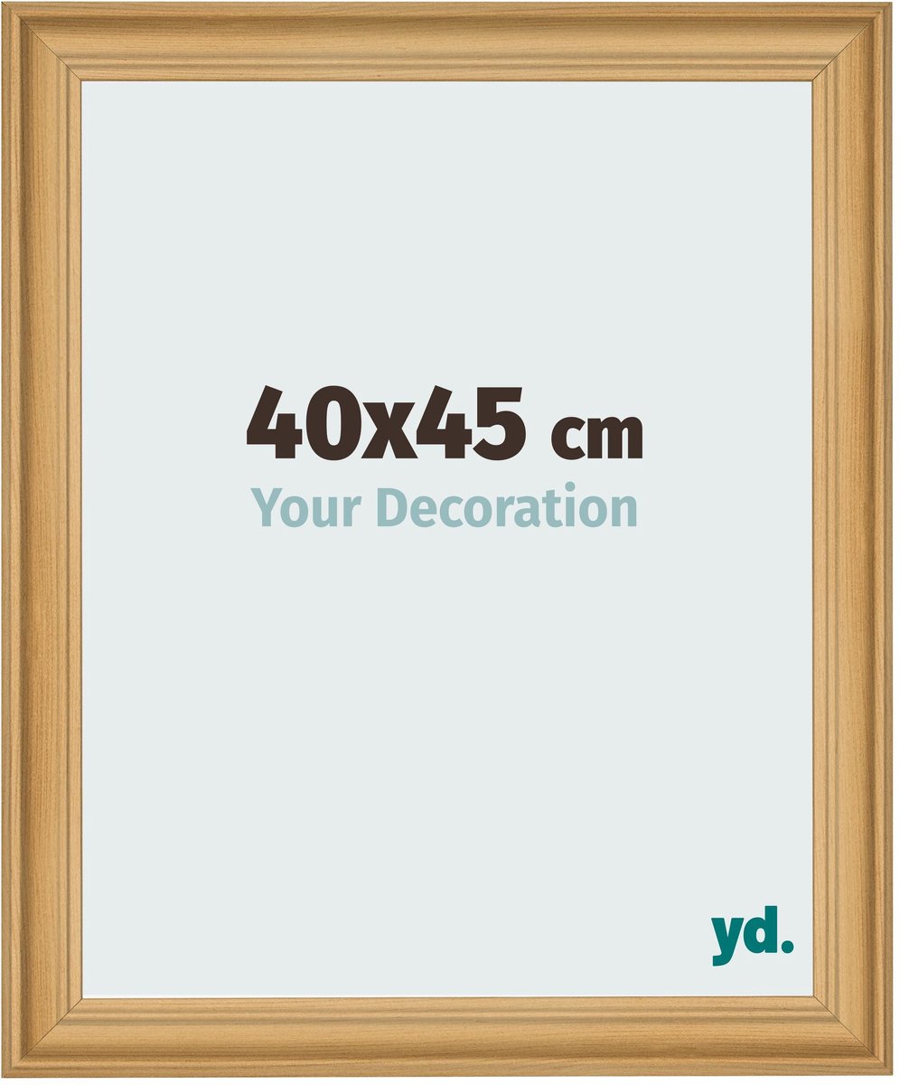 yd. Your Decoration - Fotolijst 40x45 cm - MDF - Dennen Houtnerf - Lazio