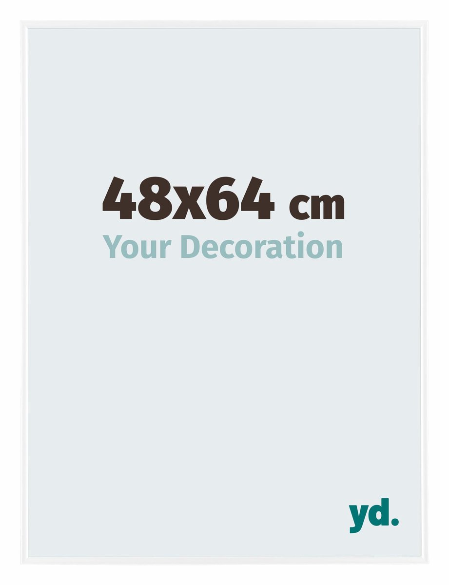 yd. Your Decoration - Fotolijst 48x64 cm - Kunststof - Wit Hoogglans - Evry