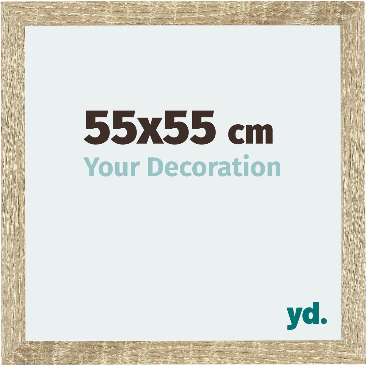 yd. Your Decoration - Fotolijst 55x55 cm - MDF - Sonoma Eiken - Mura