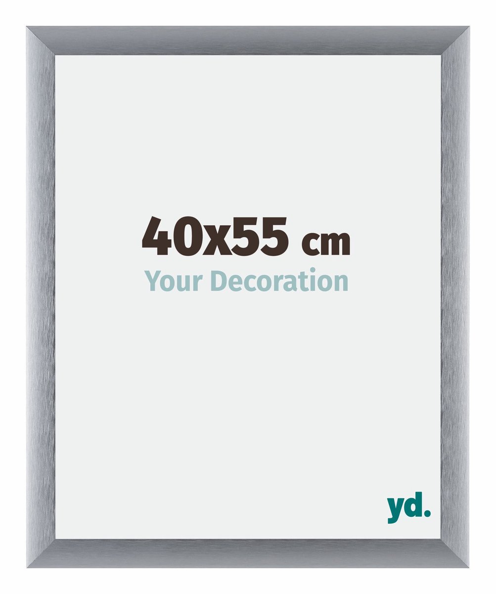 yd. Your Decoration - Fotolijst 40x55 cm - Aluminium - Zilver Geborsteld - Tucson
