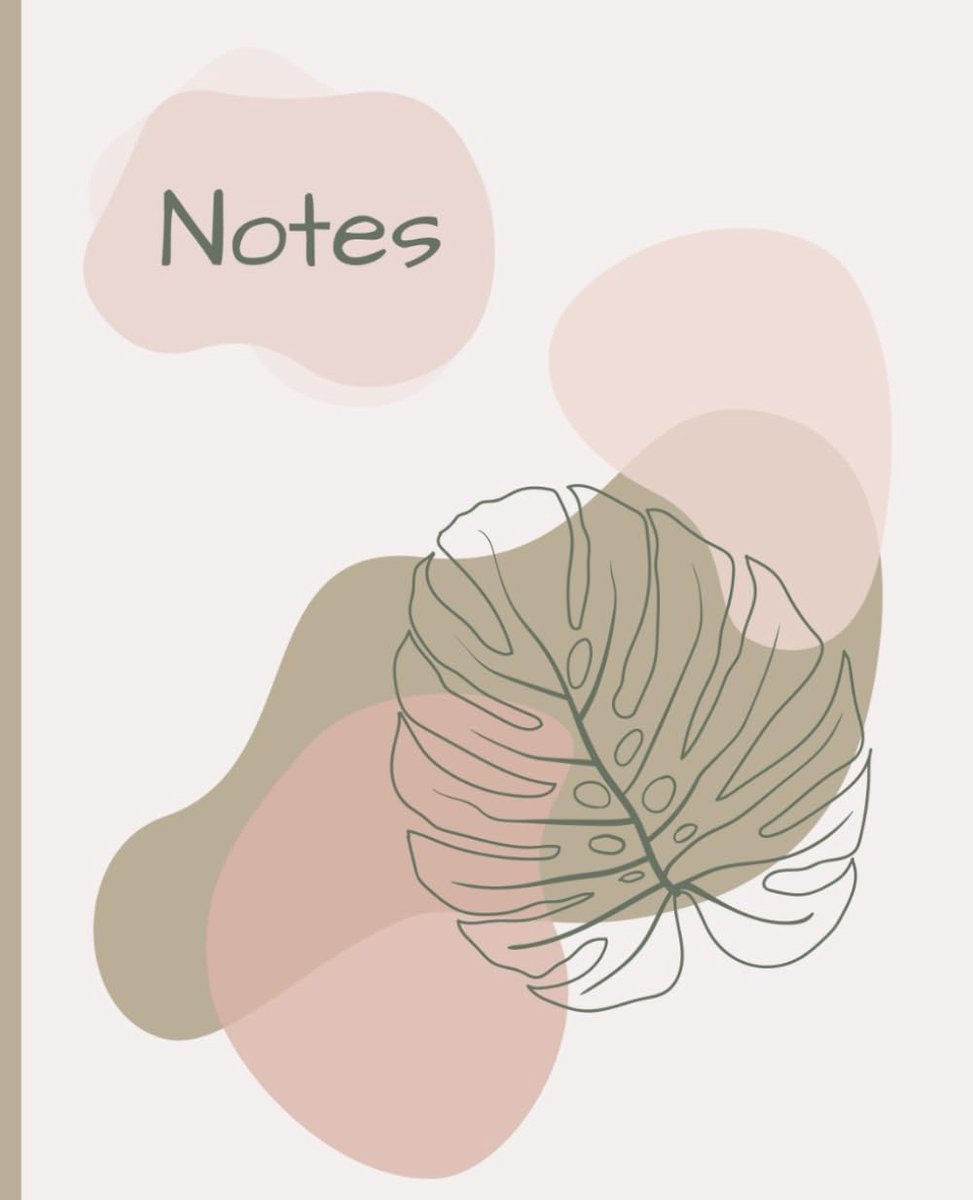Aesthetic Boho Journal Notebook: Minimal Scandinavian Inspired Design, matte cover, 110 pages, 7.5" x 9.25" - ShopVlot