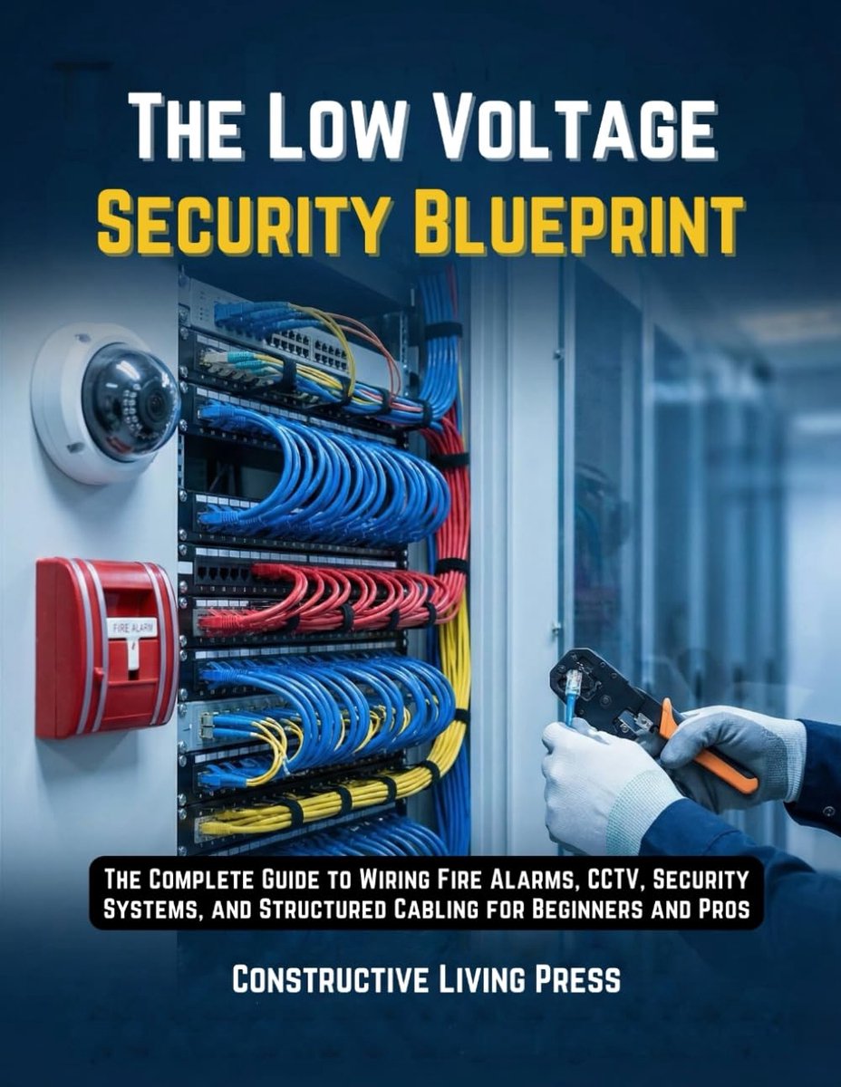 THE LOW VOLTAGE SECURITY BLUEPRINT: THE COMPLETE GUIDE TO WIRING FIRE ALARMS, CCTV, SECURITY SYSTEMS, AND STRUCTURED - ShopVlot
