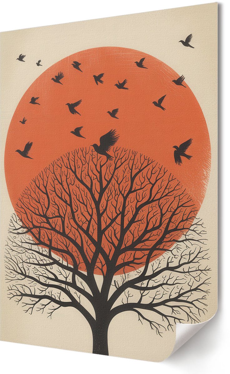 Coloray Polycanvas Wandposter - Zeegezicht, Fotografie - A2 - Turkoois Wandposter - Rechthoek - Interieurdecoratie - Woonkamer, Slaapkamer, Kantoor - Modern