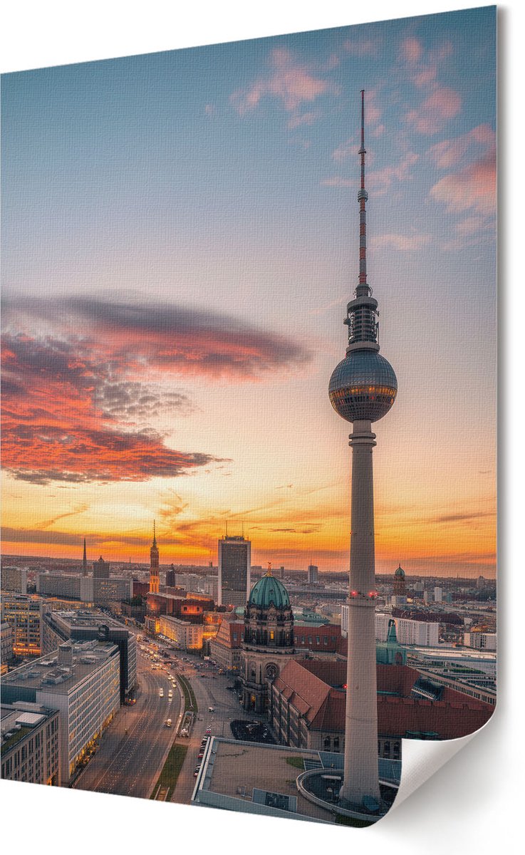 Coloray Canvas Poster Polycanvas - Bosbeer, Fotografie - A3 - Bruin Decoratie - Rechthoek - Kunstposter - Woonkamer, Slaapkamer, Kantoor - Modern