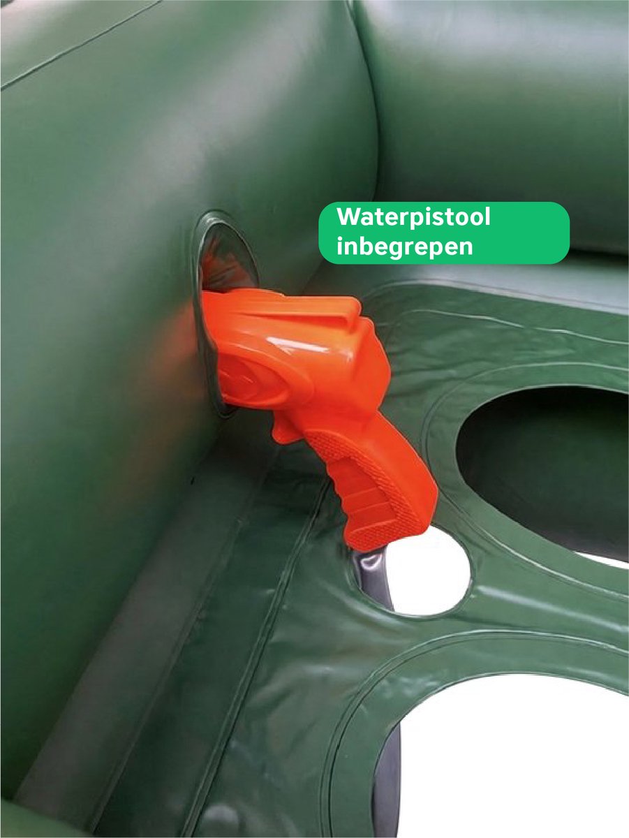 ZwemcoPool Opblaasbare Tank - Waterspelletje Zwembad - Met waterkanon - 155 x 112 x 61 cm – foto 7