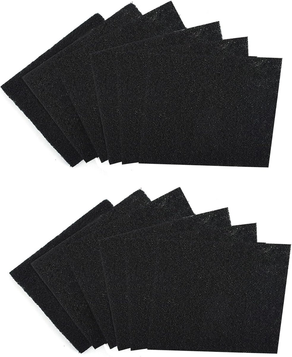 Dailygoods- Geurfilter 12 Stuks - Actieve Koolstoffilter - Vervangingsfilter - Ontgeurend Filter - Verbeterde Luchtkwaliteit - Eenvoudig te Vervangen