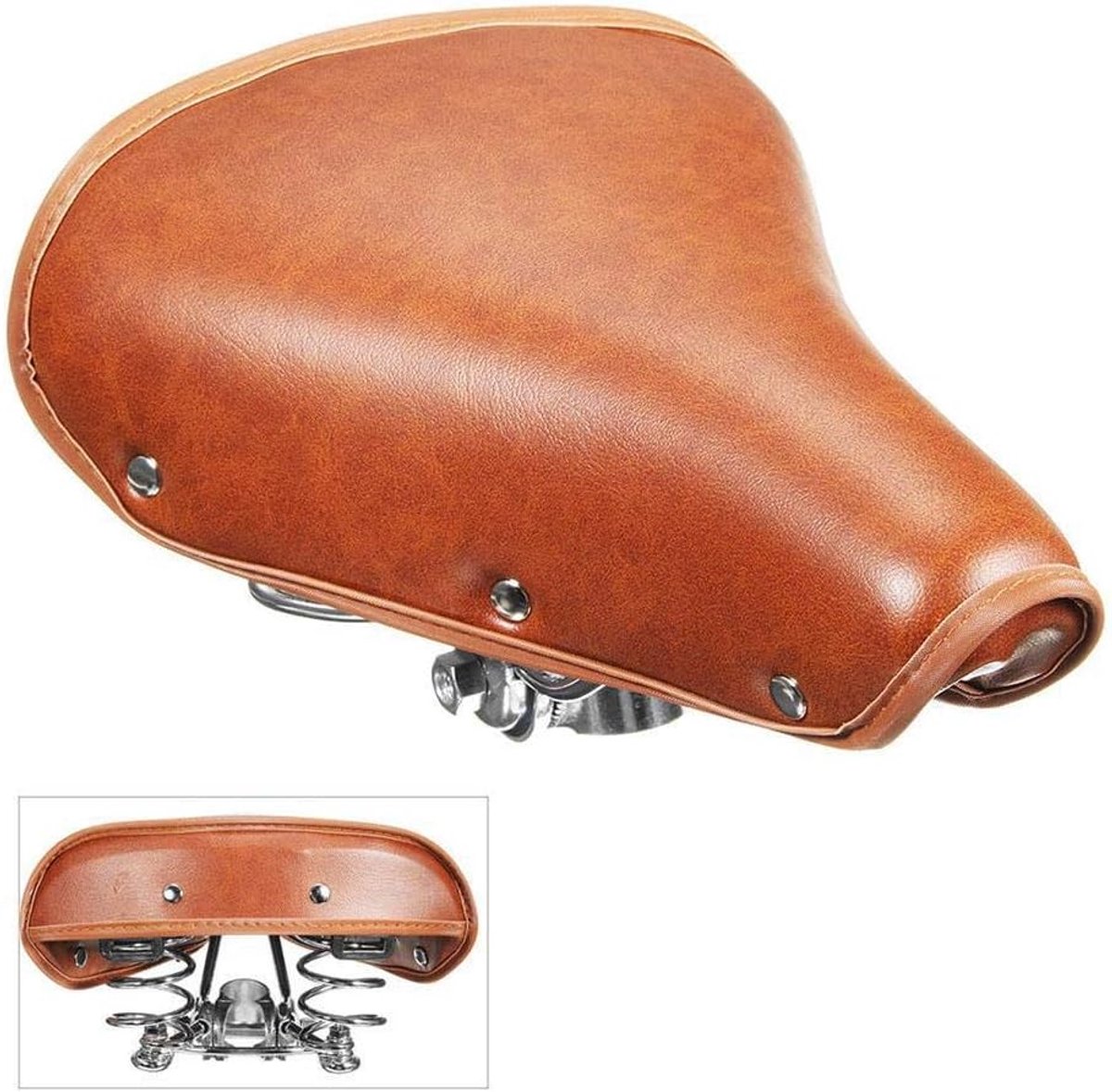 Universele Zachte Seat PU Lederen Waterdicht met Schokdemper en Comfortabel voor Vintage Bike