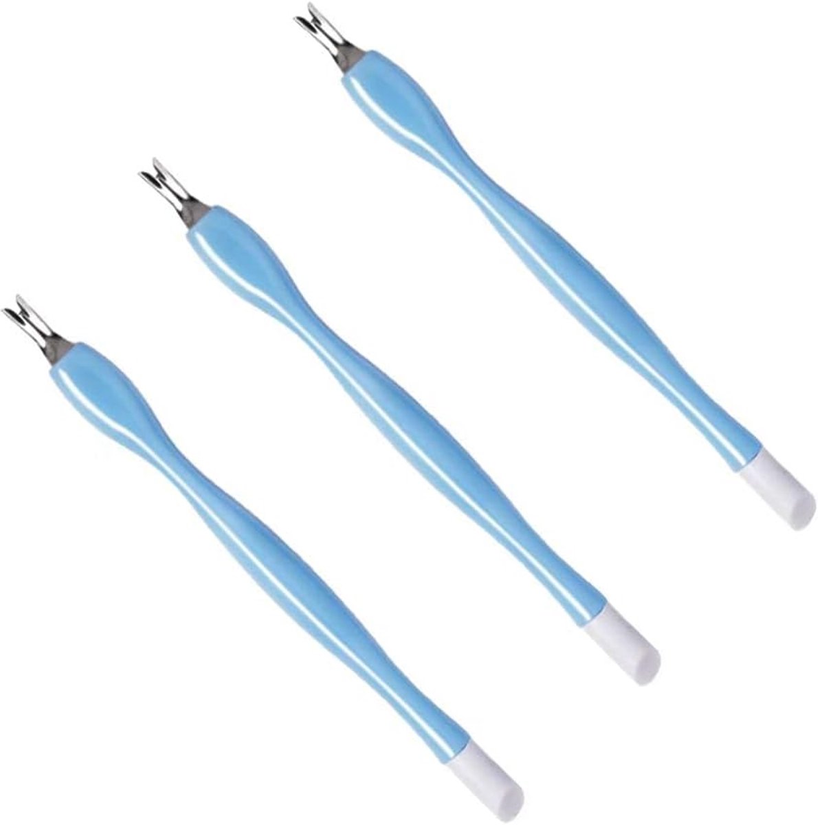 Nagelriemmes, 3 stuks Nagelriemverwijderaar, Cuticle Pusher, Dubbelzijdige Nagelriemsnijder, Voor Vrouwen en Meisjes Manicure