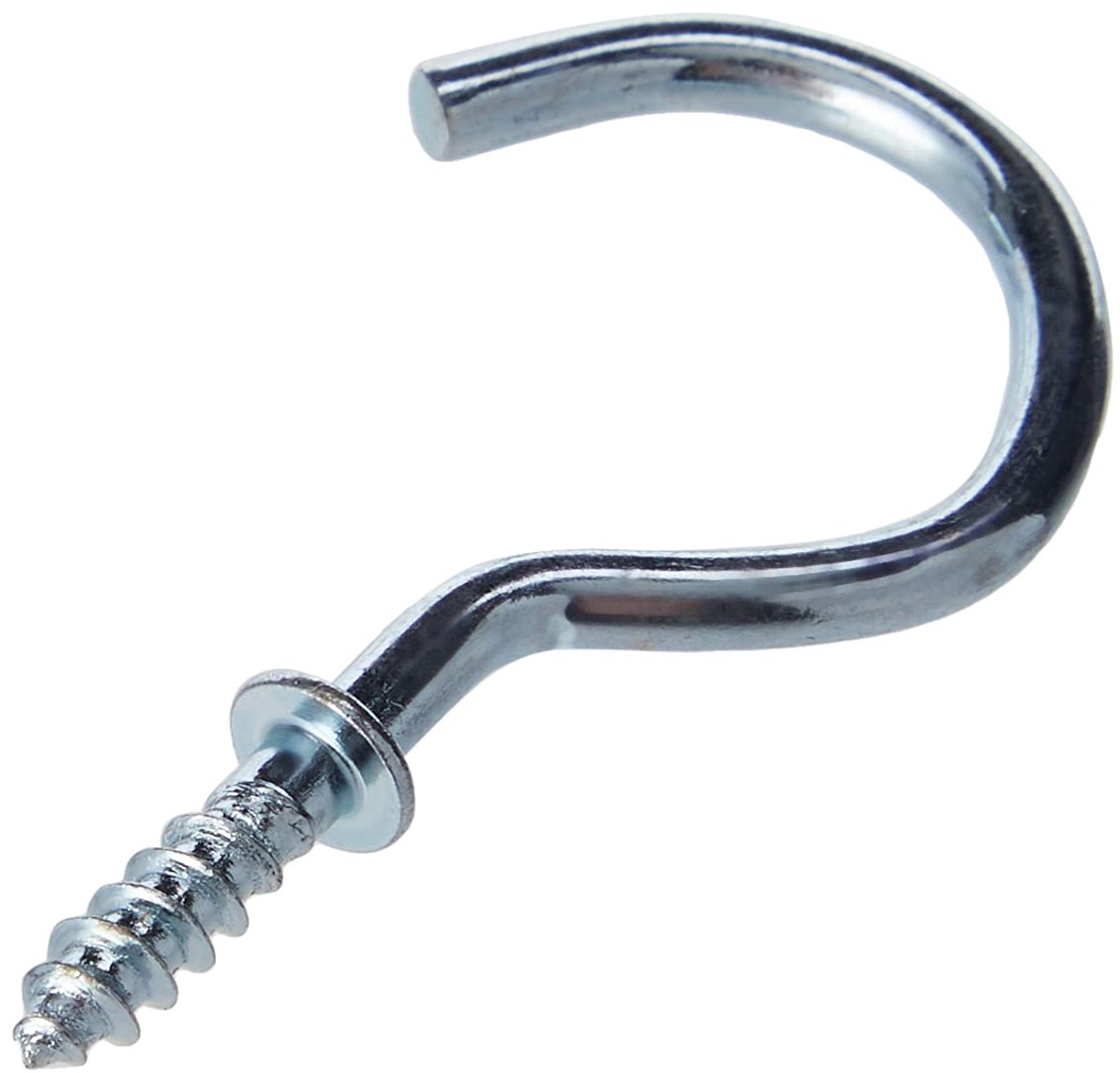 Hardware BH00031 32 mm verchroomde haken (verpakking à 30), wit, stuks